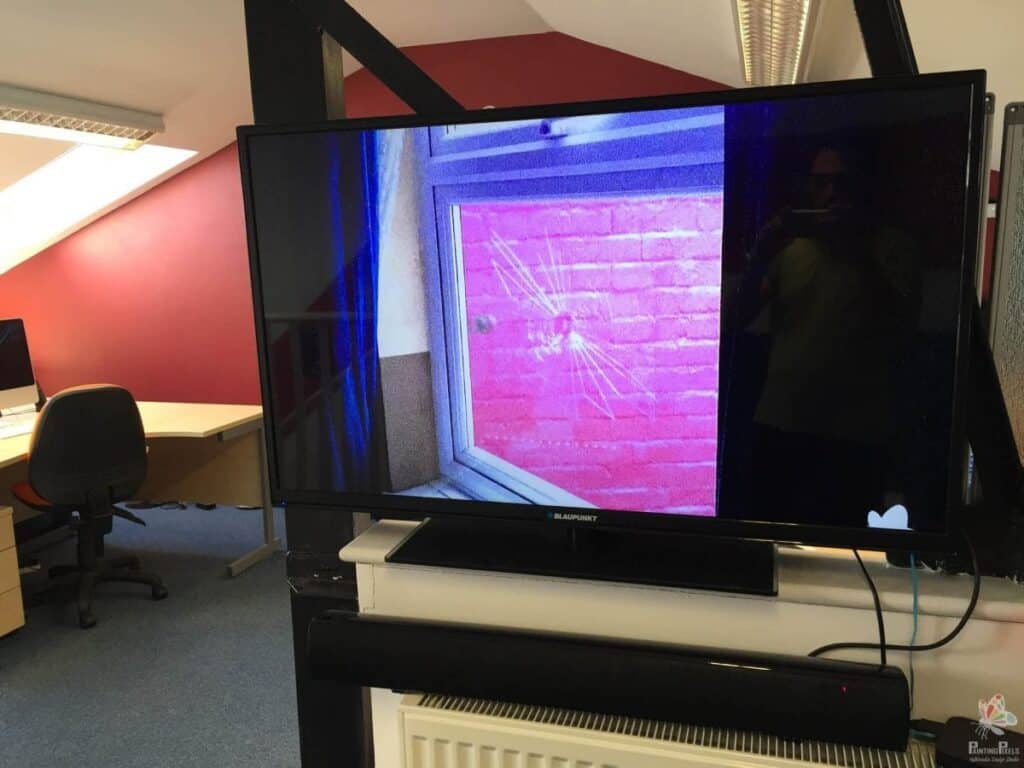 Painting Pixels TV Media Area