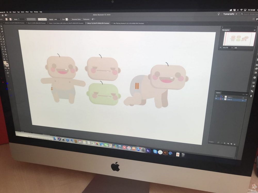 Painting Pixels Character Design 2D Animation Motion Graphics - Ipswich Suffolk 01
