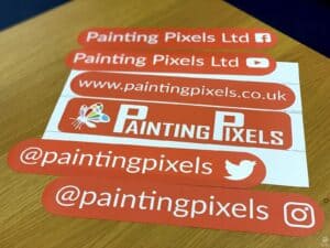 Painting Pixels Digital Marketing Animation Graphics Company Ipswich Suffolk London Stickers Modball Car