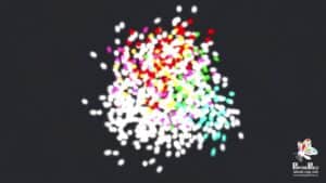 logo particle ident animation
