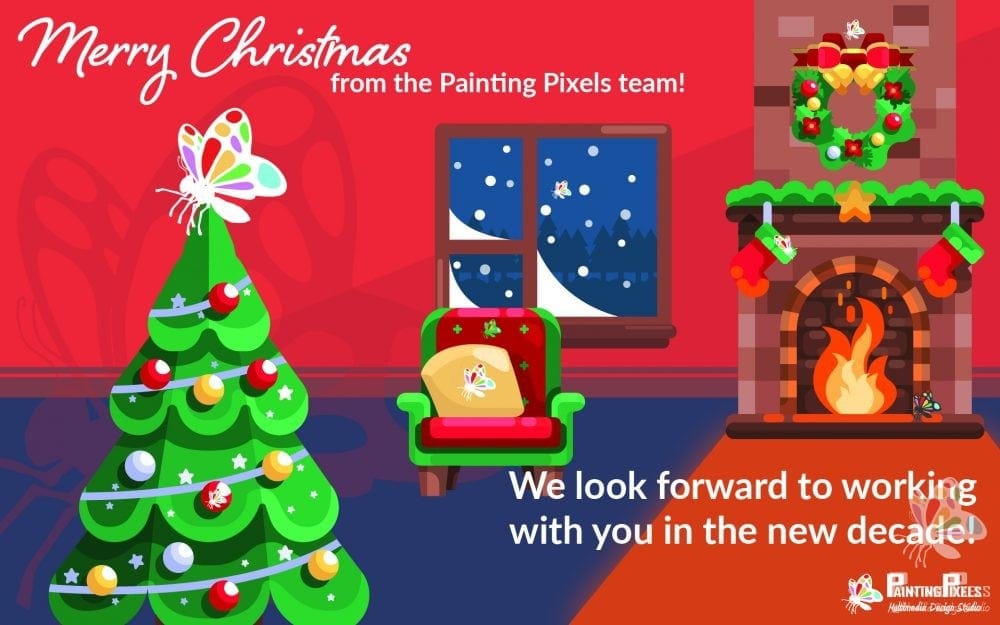 Painting Pixels Christmas 2019 Digital Marketing Design Agency Ipswich Suffolk London