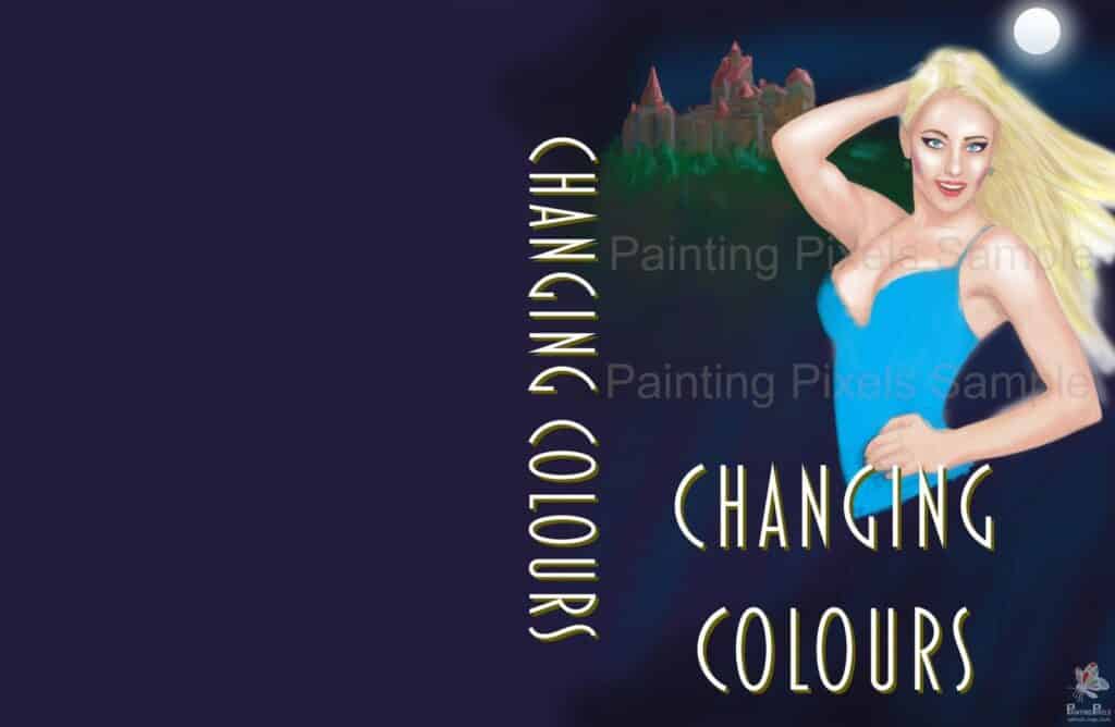 Book Cover Design Graphic Illustration Concept Art Changing Colours -3