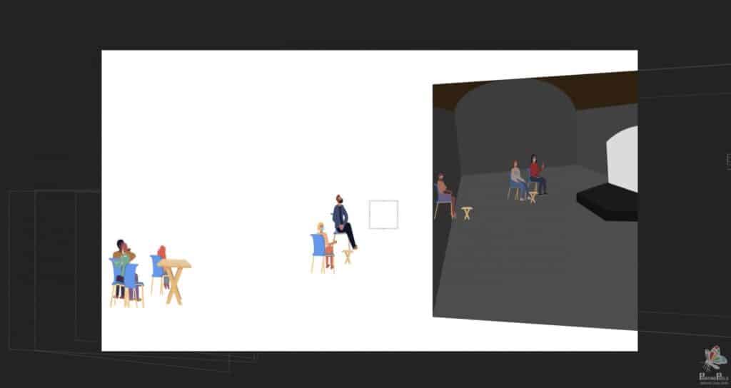 Working stage Eastern Angles 2d explainer animation Portfolio painting pixels design studio ipswich suffolk uk london